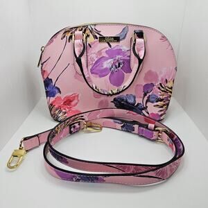 Trina Turk Floral Hand Bag With Removable & Adjustable Crossbody Strap